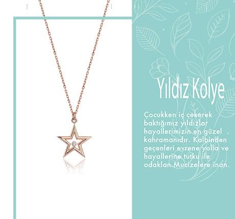 SembolGold - Pırlantalı Yıldız Kolye (1)