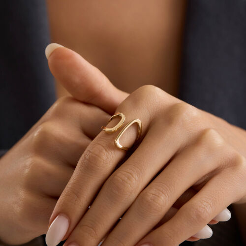 Pure Line 14 Ayar Altın Yüzük - SembolGold