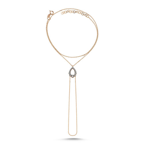 Rose Altın ŞAHMERAN Bileklik Damla - SembolGold