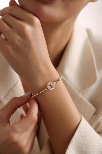 Ruby Altın Kelepçe - SembolGold