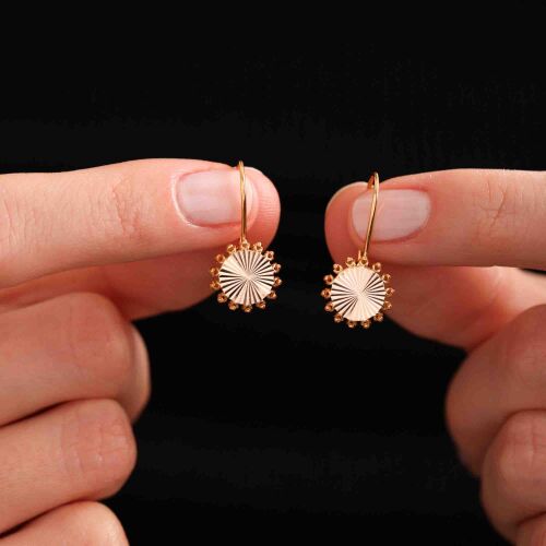 Sallantılı Küpe Anne Küpesi - SembolGold