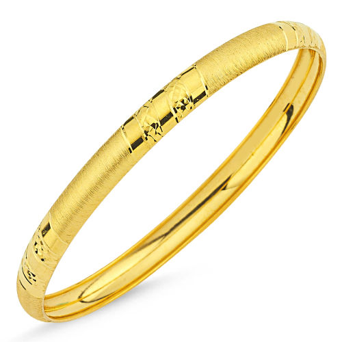 Şarnel Altın Hediyelik Bilezik Çizgili Setina - SembolGold