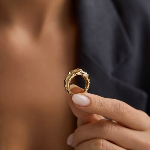 Smooth Gold Altın Yüzük 7mm - SembolGold