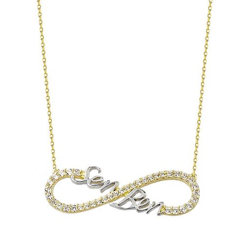 14 Ayar Altın Sonsuzluk Kolye Sen&Ben - SembolGold
