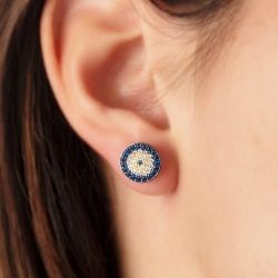 SembolGold - Sosyete Altın Çivi Küpe 14K Gold (1)