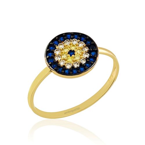 Sosyete Altın Yüzük 14K - SembolGold