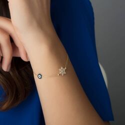 SembolGold - Sosyete Kartanesi Altın Zincir Bileklik 14K Gold (1)