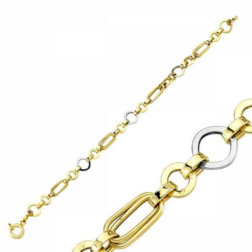 Takı Tasarım Altın Bileklik Hallow T2172 - SembolGold