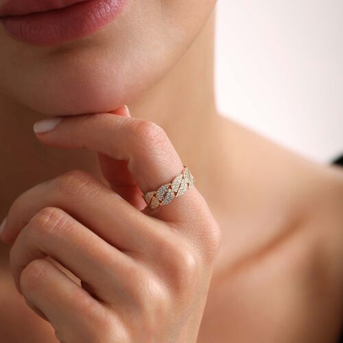 Taşlı Gurmet Yüzük Kadze - SembolGold