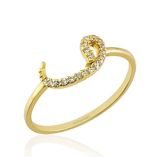 Vav Altın Yüzük 14K - SembolGold