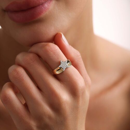 Yıldızlı Şövalye Yüzük - SembolGold