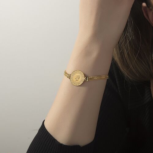 Yarım Altın Bileklik Ziynet Viyana Zincir - SembolGold